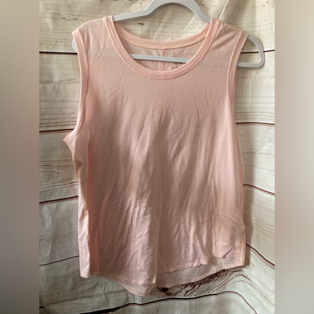 The North Face light pink peach tank top-Ladies Large